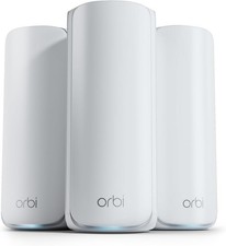 NETGEAR Orbi 770 Series Tri-Band WiFi 7 Mesh Network System RBE773 3 Pack NEW 