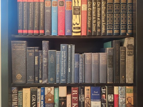 Vintage Blue Books (20), Lot of Blue Books, Shabby Blue Book Decor, Book Staging - Picture 2 of 11