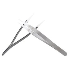 2 Pcs Soldering Tweezer Jewelry Tweezers for Making Ceramic Tips