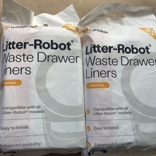 Whisker Litter-robot Waste Drawer Liners Unscented 50 Pack New Whisker Litter-robot Waste Drawer Liners Unscented 50 Pack New