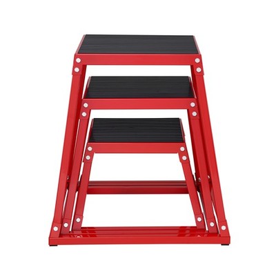 Uimoso 12/18/24 Inch Plyometric Jump Box Fitness Exercise Plyo Box Step Cross