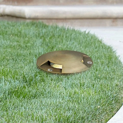 Hinkley Landscape Hardy Island 12V Well Light 3.75" Matte Bronze - Picture 1 of 10