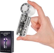 USB Ventilator Leise Mini Handventilator Tragbarer Fan L&uuml;fter mit 3000 mAh Akku
