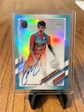 TOPPS CHROME OVERTIME #CA-EM1 EMMANUEL MALDONADO AUTO RC AQUA REFRACT OTE #D /99
