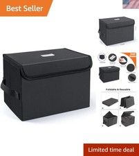 Stylish 7-Inch Vinyl Record Storage Crate - Holds 60 Records, Compact Design