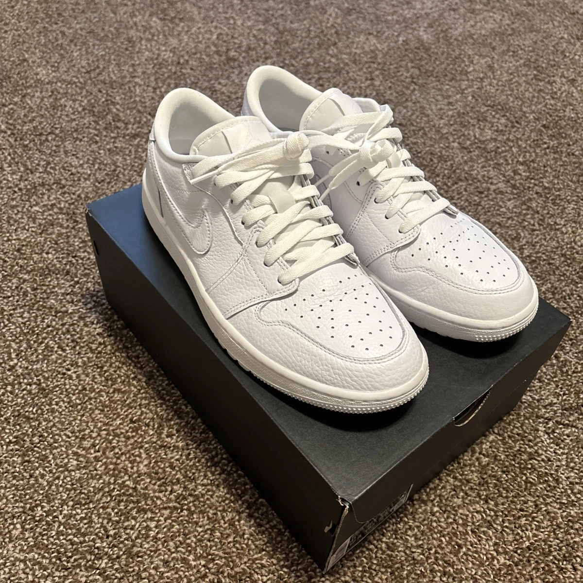 Jordan 1 Low Golf Triple White 2022 for Sale | Authenticity
