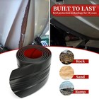 Self-Adhesive DIY Keel Guard for Fiberglass and Specific 9.6 FT, black