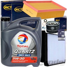 FILTERSET+5W30 ÖL 1.4 i+1.5 dci für NISSAN MICRA 3 K12 NOTE E11 RENAULT CLIO 3 