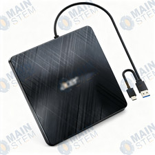 For PC Laptop Windows 11 10 External CD DVD Drive USB 3.0 Player Writer Burner