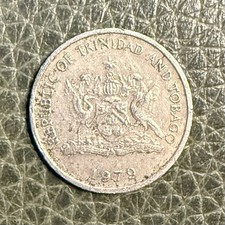 1979 Trinidad & Tobago 10 Cents Copper-Nickel Coin