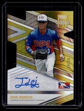 Jose DeJesus 2020 Panini Elite Extra Edition Autograph Auto Gold Card /10 #173