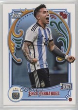 2023 Topps Argentina Fileteado National Debut Enzo Fernandez Fernández #17 0w93