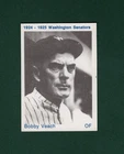 1924-1925 Washington Senators: BOBBY VEACH (1975 TCMA commemorative card) EXC