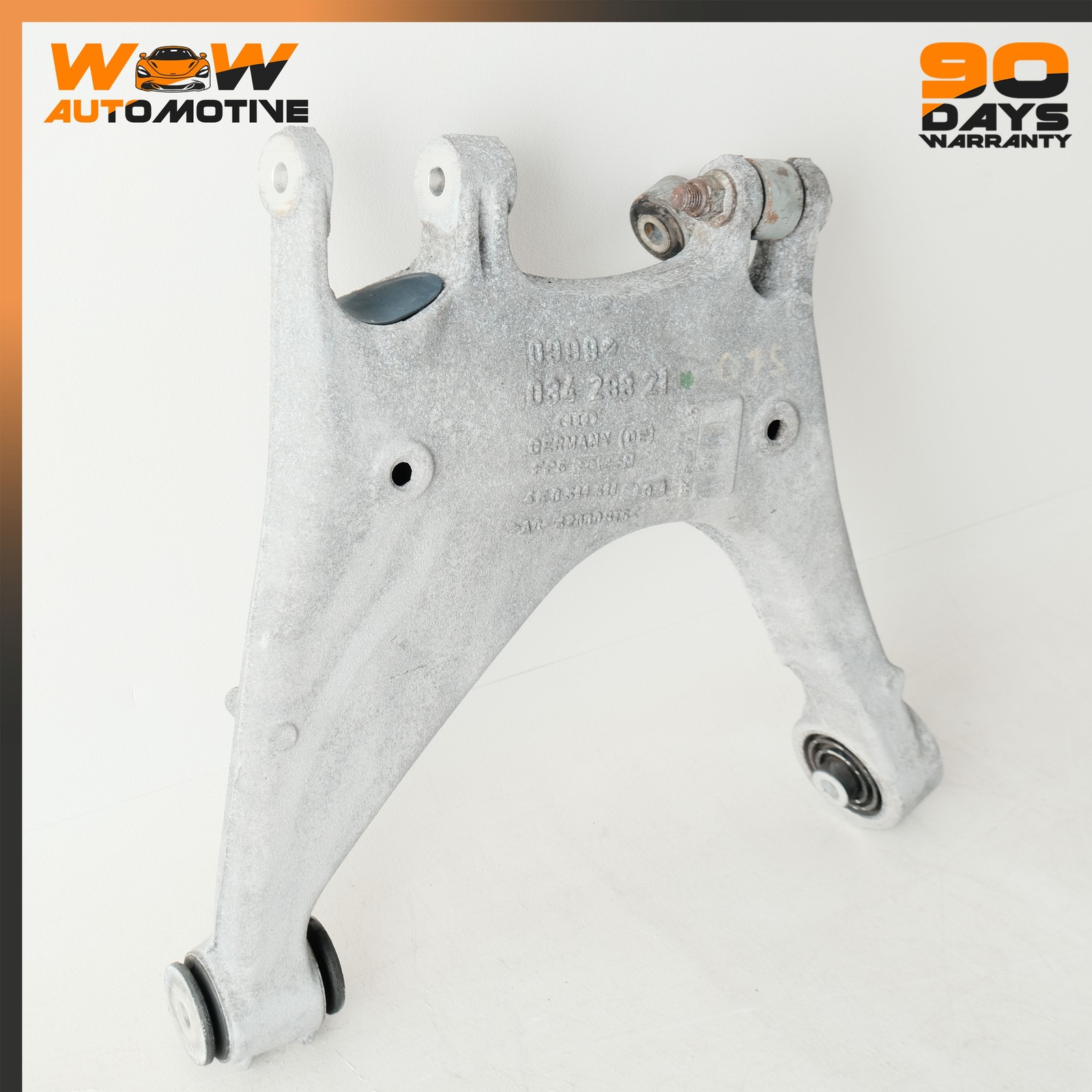 04-13 BENTLEY CONTINENTAL FLYING SPUR REAR LEFT SUSPENSION CONTROL ARM SET OEM