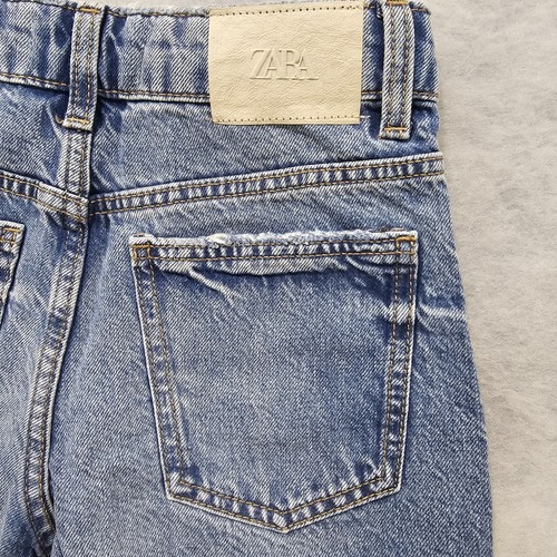 ZARA New with Tags Denim Girl's Palazzo Blue Flare Jeans Size 10 - Picture 10 of 15