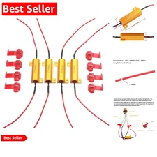 4Pcs 50W 6Ohm Load Resistors for LED Bulb Hyper Flash/Error Code Fix