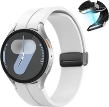 Silicone Strap Compatible with Samsung Galaxy Watch 40mm 44mm Soft Sport