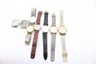 F x8 Vintage Gents Manual Wind Wristwatches Inc Seiko, Accurist Etc Not Working