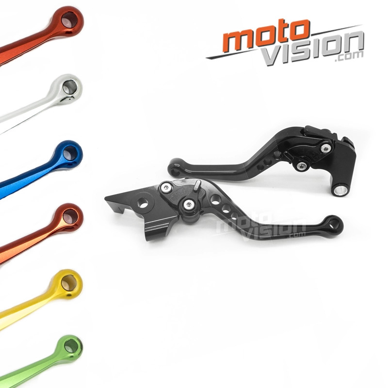 Leviers embrayage courts BMW R1200R anti fatigue mains et doigts