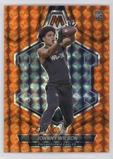 2024 Panini Mosaic Rookies Orange Mosaic Prizm 176/199 Johnny Wilson #396 1d0j
