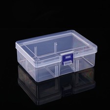 Storage Boxes With Lids Clear Plastic Container Stackable Home Office Kitchen UK