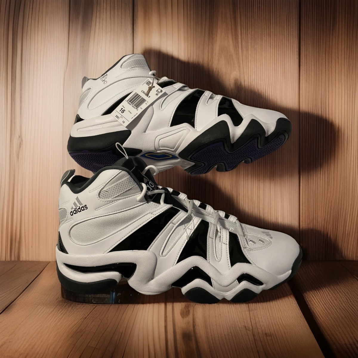 NWT adidas Crazy 8 Mens SZ 16 Leather Basketball Shoes  display picture 2