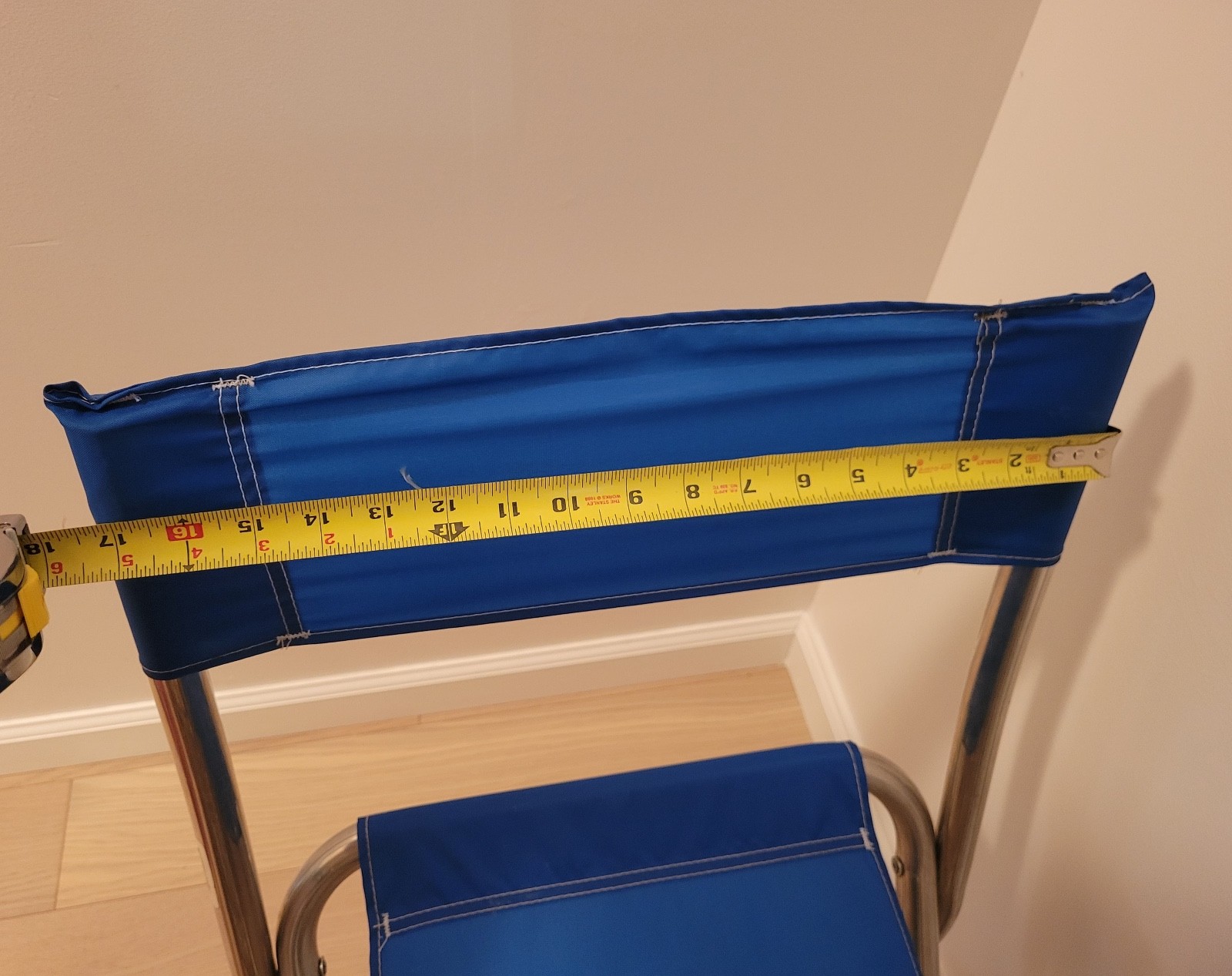 Vintage Coleman Company Aluminum Blue Camping Folding Chair Lightweight