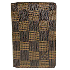 Auth Louis Vuitton Organizer de Poshe Card Hold Damier Card Case N61721 MI0015
