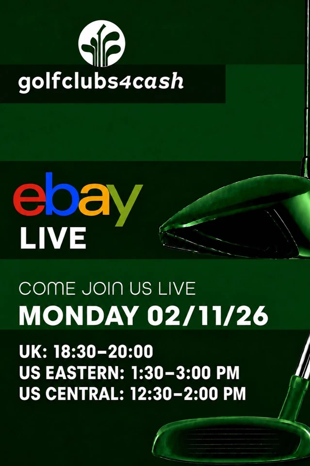 Golfclubs4cash Ebay Live! Europe's Largest Used Golf Selection. £1 Starts⛳