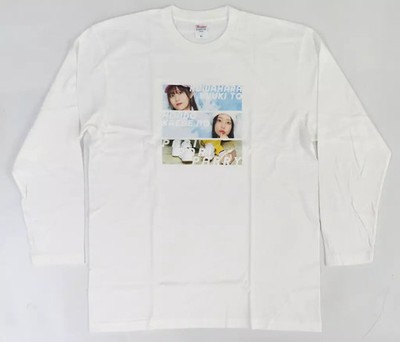 Yuki Kuwahara Kaede Hondo Paris Pari Photo White Long Sleeve T-Shirt XL