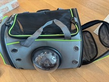 Cat Backpack with Bubble/Capsule Pet/Dog Carrier, Giant Side Net Opening