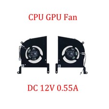 Laptop CPU GPU Fan For MSI Stealth 14 Studio A13V A13VE A13VF A13VG MS-14K1 DC