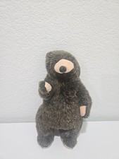 Vintage FOLKMANIS Furry Folk Folktails Brown Grizzly Bear Hand Puppet 11" Plush