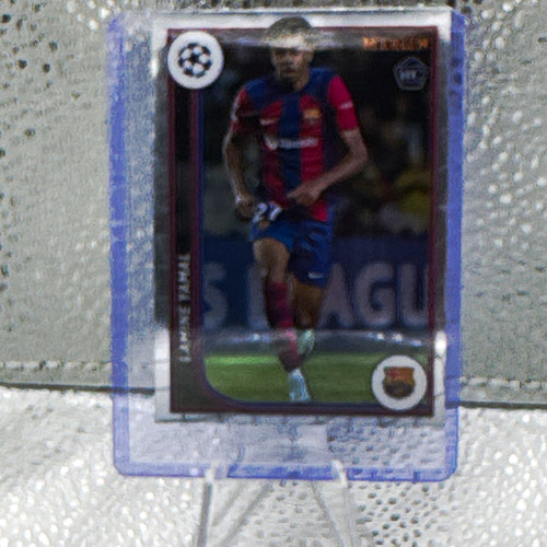 Topps Merlin Lamine Yamal #27 FC Barcelona UEFA Champions League Soccer Card