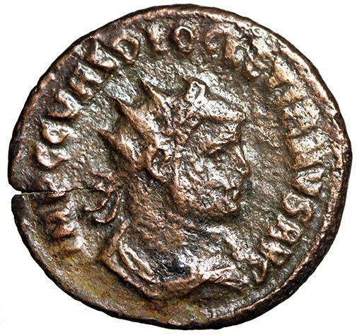 PERSECUTION OF CHRISTIANITY Roman Coin w COA Diocletian TETRARCHY ERA Certified