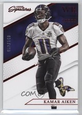 2016 Panini Prime Signatures Prime Proof Red 52/149 Kamar Aiken #165 1s8