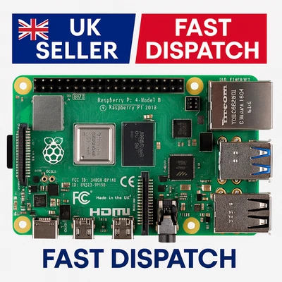 Raspberry Pi 4 Model B 8GB – Tested – Fast UK Dispatch