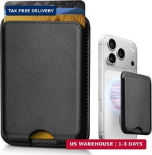 Stronger Magnetic Wallet for iPhone 17/16/15/14/13/12 Series for MagSafe-compa