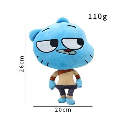 Gumball Watterson Plush Toy 26cm   The Amazing World of Gumball Soft Stuffed Dol