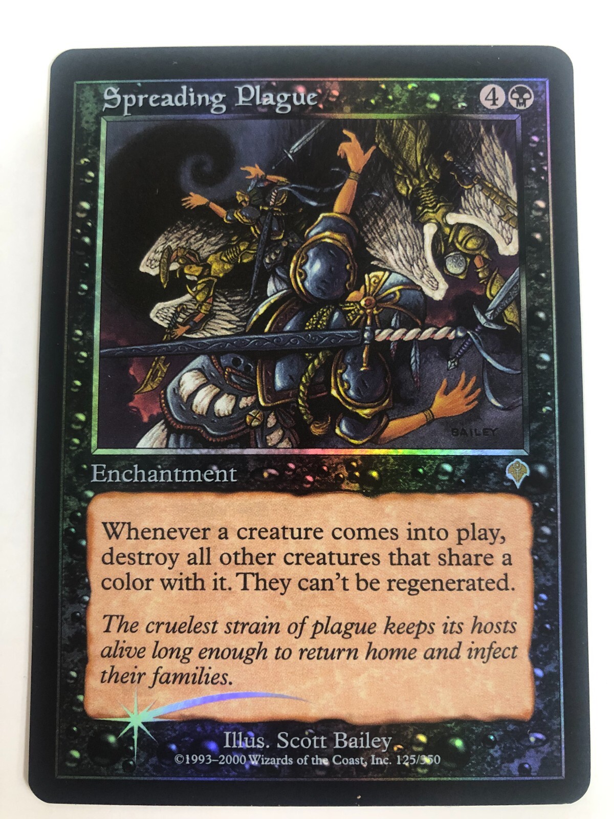 MTG 1x Spreading Plague - Invasion (FOIL) NM Magic The Gathering - 580
