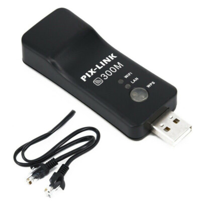 Wireless LAN Adapter WiFi Dongle RJ-45 Ethernet Cable For  Smart TV-_ou