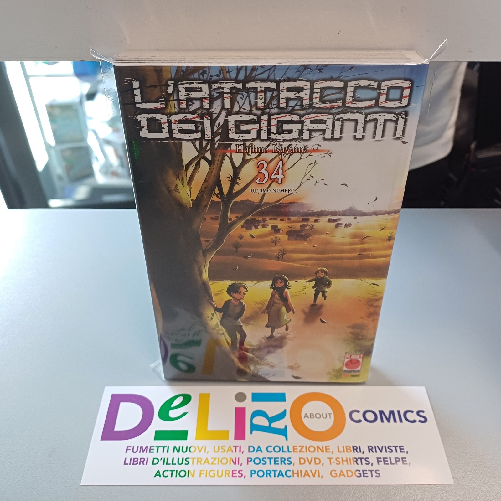 L'ATTACCO DEI GIGANTI N.34 (PRIMA EDIZIONE, ESAURITO) Ed. PLANET MANGA SCONTO 5%