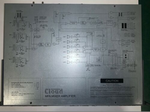 Cloud MPA-240 120W Mischverstärker 6x Line, 4x Mic Input, 4 Ohm & 100V Amplifier - Bild 4 von 7