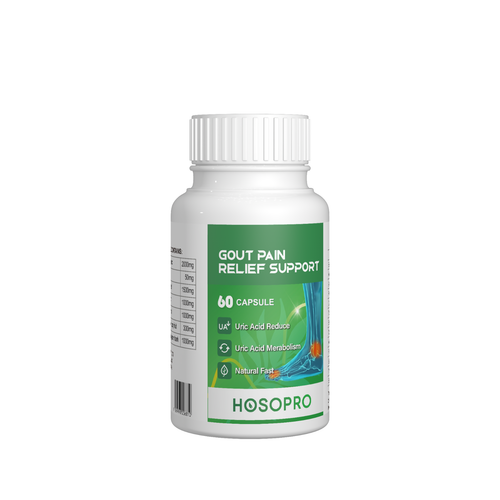 HOSOPRO Gout Uric Acid Pain Relief Natural Fast Support 60 Capsules eBay