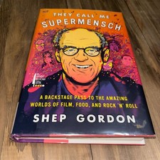 Supermensch Shep Gordon Hardcover Library Copy