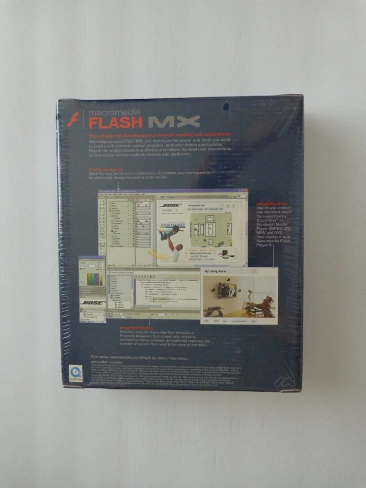 Macromedia Flash MX For Windows Education Version Factory Sealed - Image 2 of 4