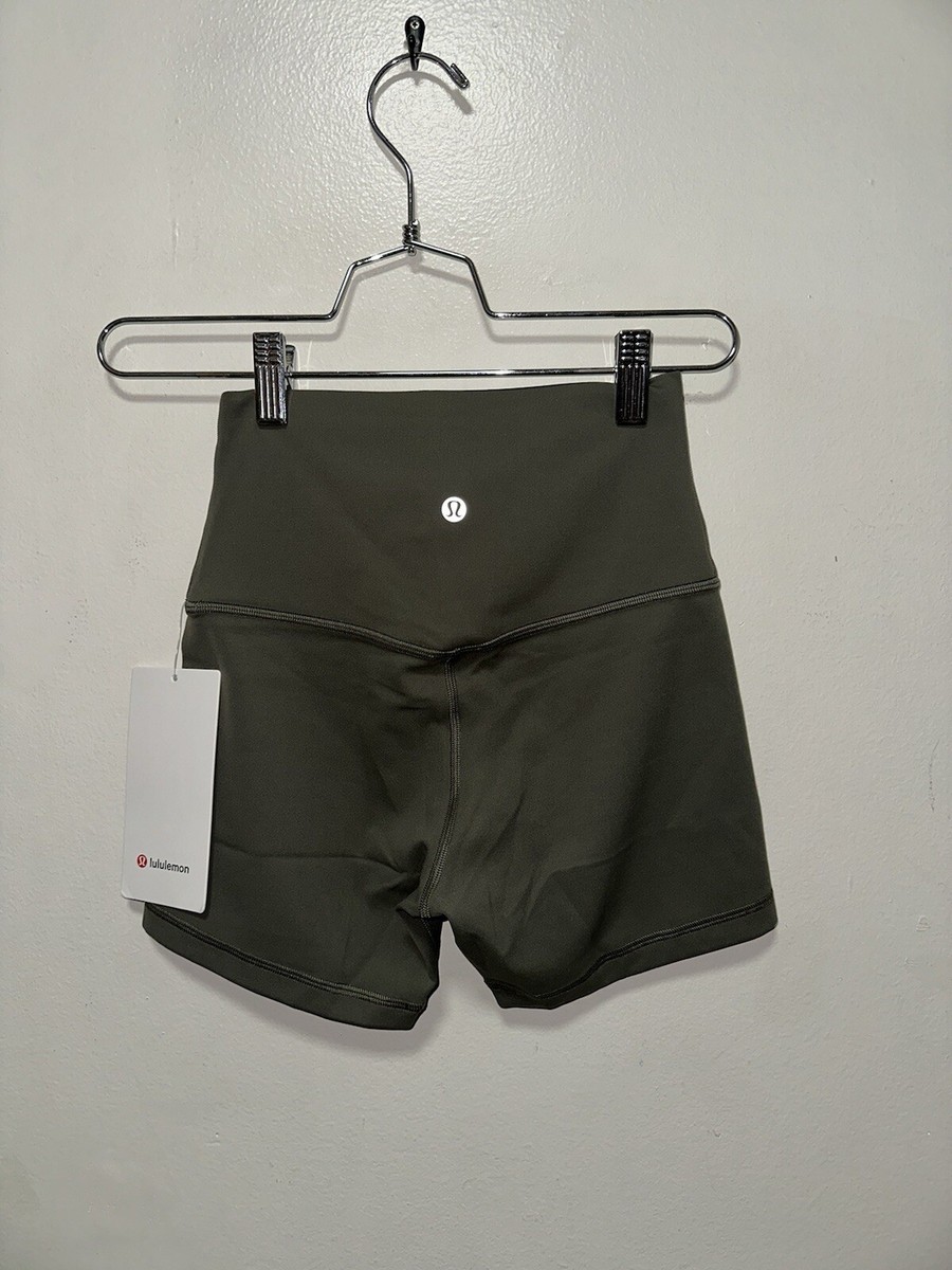 Lululemon Align HR Short 4” Size 4 ARMG Army Green Brand New | eBay