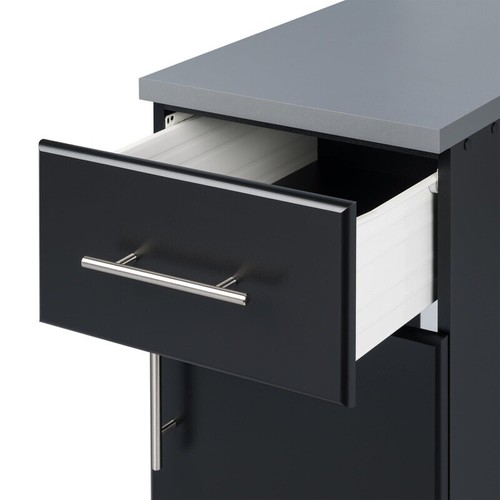 Elite Storage Cabinet Adjustable Shelf Drawer Bathroom Kitchen Garage Organizer - Picture 7 of 10