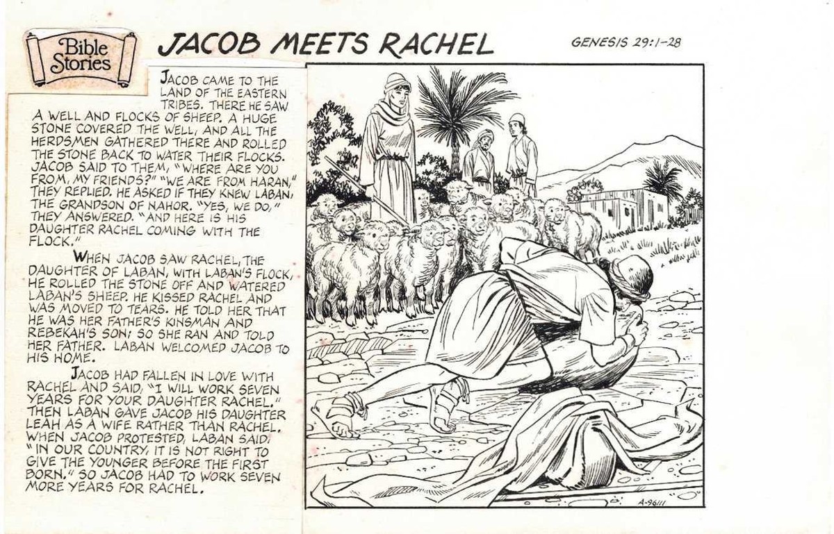Jacob And Rachel Bible Story