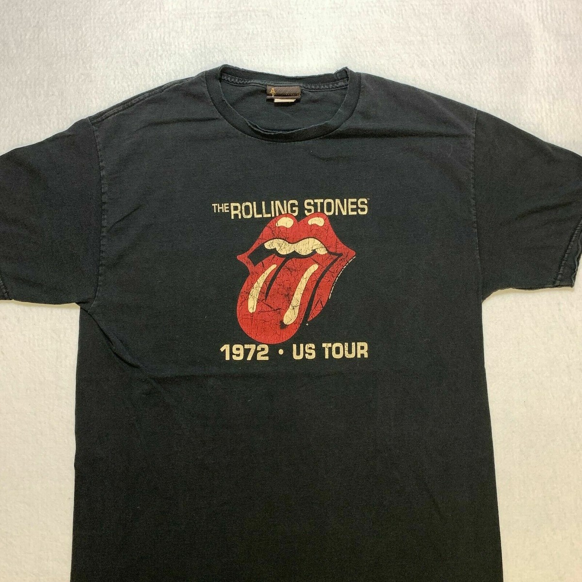 希少 Vintage Design T-Shirt Rolling Stones Vintage 1989 the Rolling Stones White T Shirt Xlarge Steel